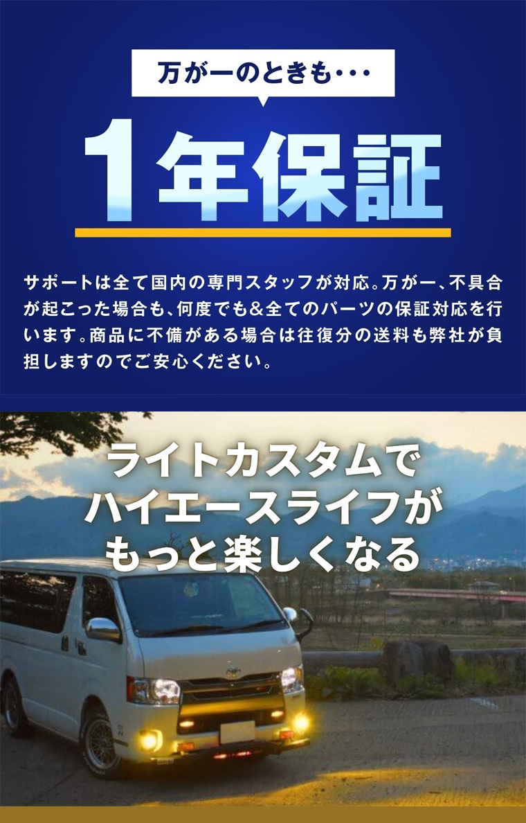 1型から9型まで適合する安心のサポート