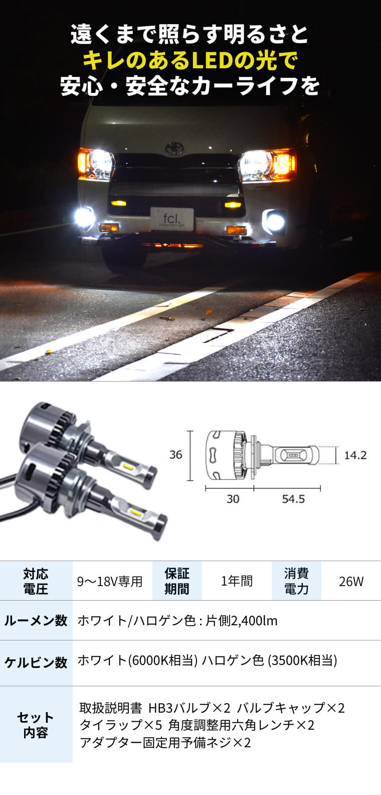 大人気新品 ハイエース マイナー後 TRH200 LEDヘッドライト ハイビーム HB3 車用 フォーカスライト 車検対応 2年保証 ledバルブ2個  V2 discoversvg.com