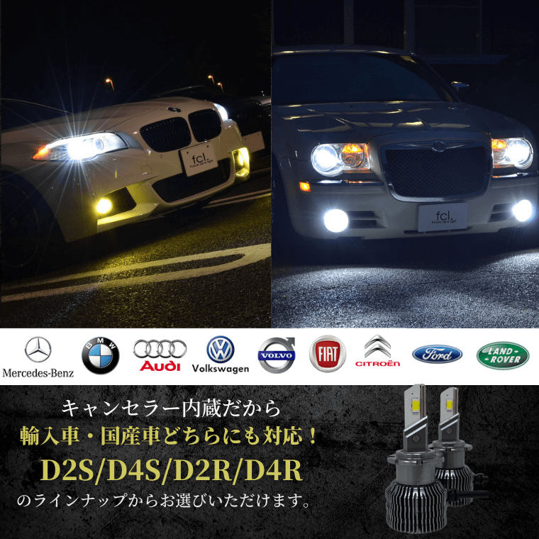 新商品】D1S D2S D3S D4S 純正HID用LED化キット バルブ交換タイプ 1年