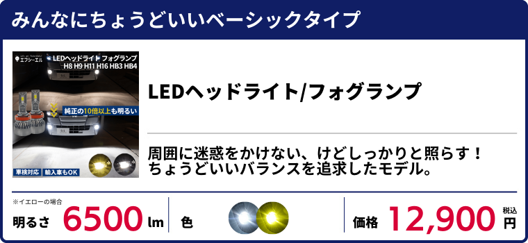 LEDヘッドライト/フォグランプ