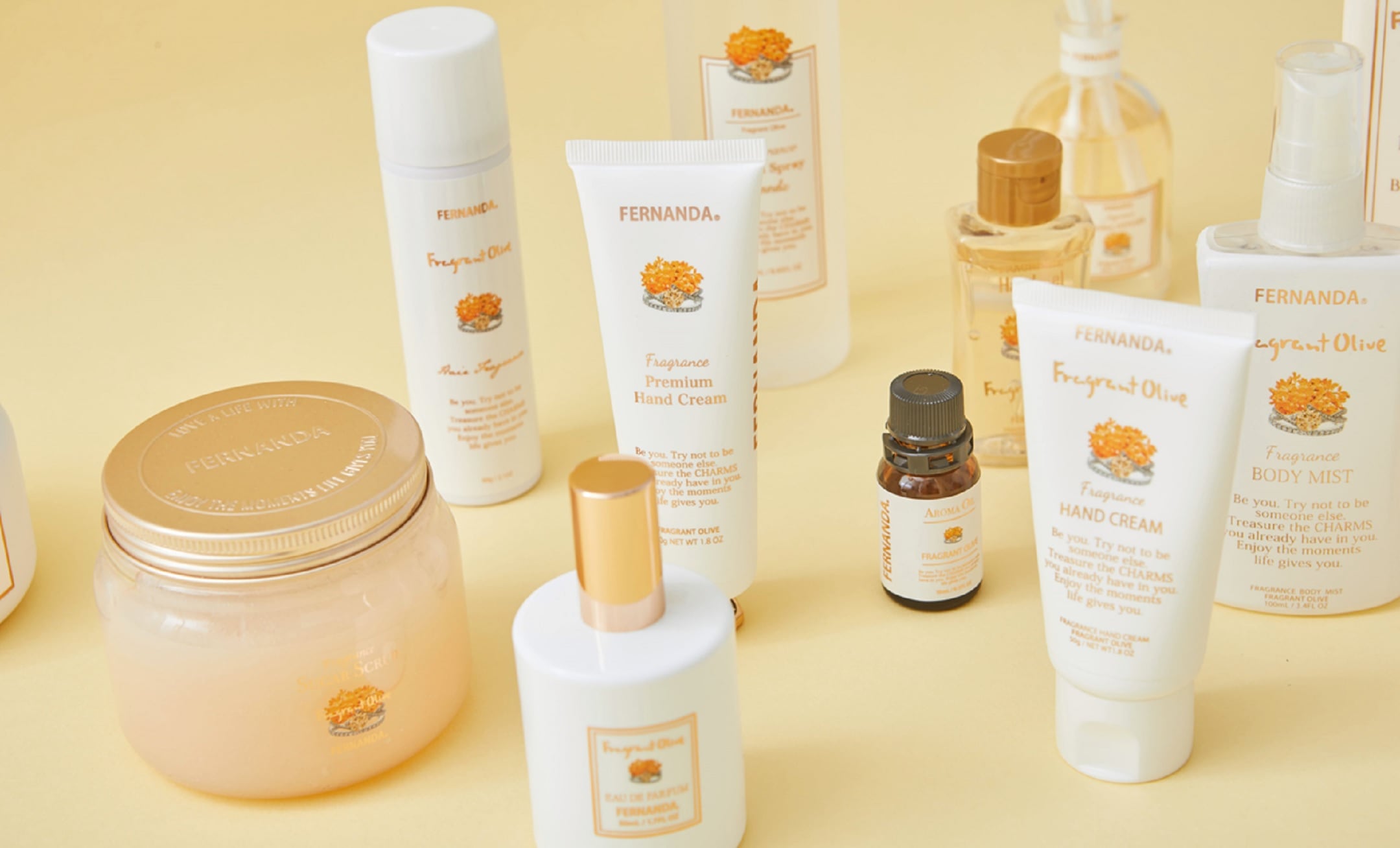 甘美なキンモクセイの香り 大好評の フレグラントオリーブコレクション がリリース フェルナンダ Fernanda