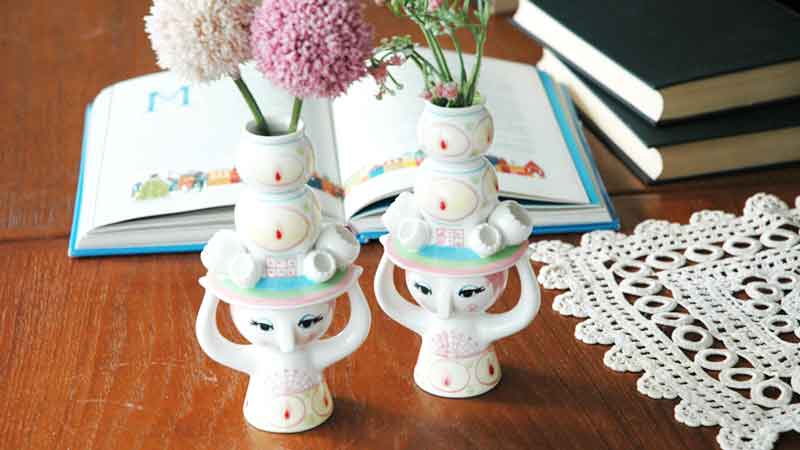 �ӥ�󡦥�����֥�å�, �������󡦥�����֥�å�,�ӥ��󥦥���֥�å�,Bjorn Wiinblad,�����ɥ�ۥ����,lady with hat,˹�Ҥ򤫤֤ä�����,�̲�,�ǥ�ޡ���,�̲�����,�̲�����ƥꥢ,�̲����ե�