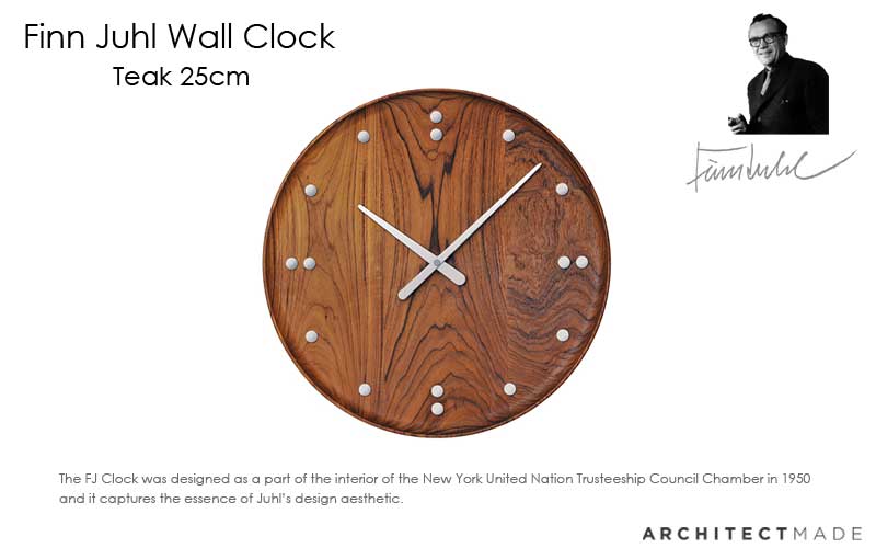 Finn Juhl,ե桼,FJ Clock Wall Clock,륯å,ݻ,architectmadeƥȥᥤɡǥޡ֥,̲,̲,̲ƥꥢ,̲ե