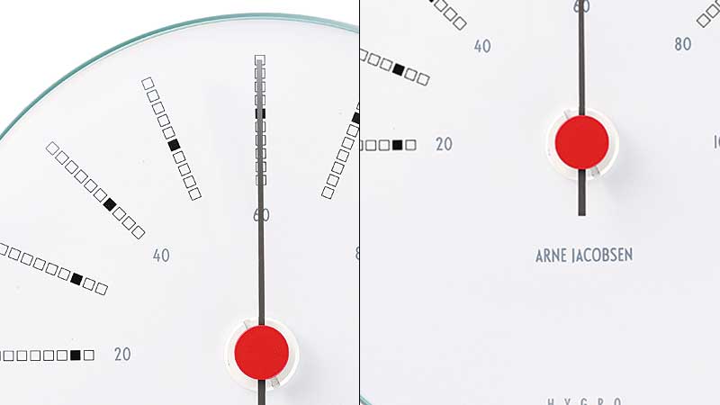 アルネヤコブセン・湿度計・Bankersバンカーズ 12cm ARNE JACOBSEN