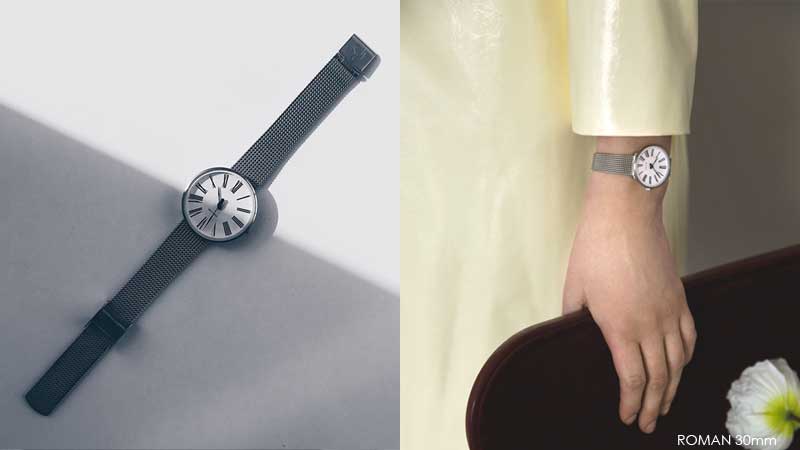 ベルトと文字盤ですがARNE JACOBSEN (アルネヤコブセン)腕時計 シルバー 30mm