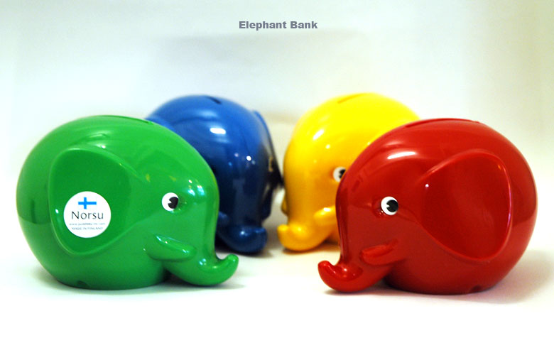 Elephant Bank(エレファントバンク）貯金箱/MK tresmer/北欧フィンランド/little by little北欧雑貨・デザイン雑貨 のお店