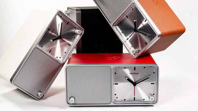 GENEVA TIME Bluetoothスピーカー ワイヤレス充電 コニャック GENEVA TIME Bluetoothスピーカー ワイヤレス充電 コニャック GENEVA