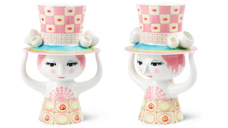 LADY WITH HAT VASE H20cm ビヨン・ヴィンブラッド Bjorn Wiinblad