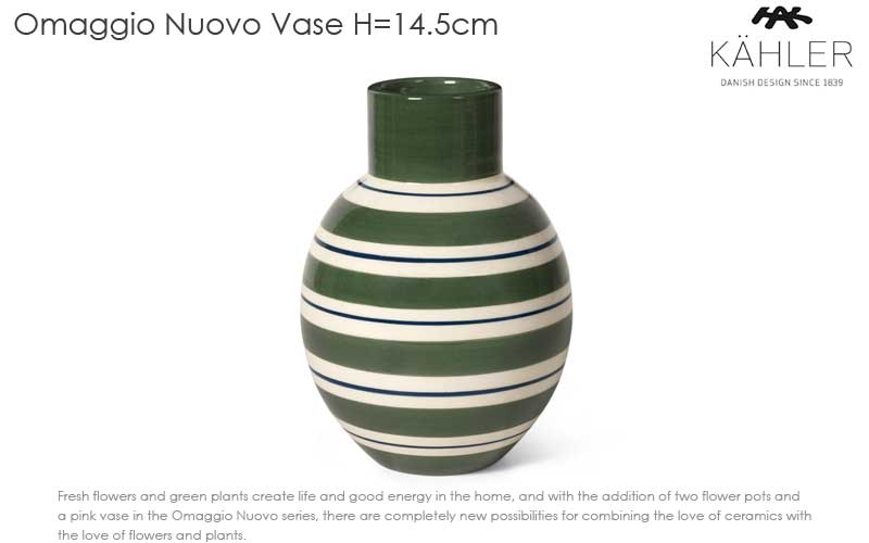 Omaggio,nuovo,���ޥ���,�̥�����,�ե��١��� H=14cm ���� Kahler(�����顼���̲��ǥ�ޡ���