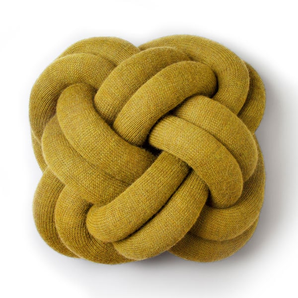 knot cushion,ノットクッション,イエロー