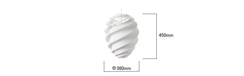 le klint,レ・クリント,Swirl(スワール）2,ミディアムサイズ,北欧ペンダントライト,北欧デザイナーズ照明