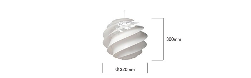 le klint,レ・クリント,Swirl(スワール）3,スモールサイズ,北欧ペンダントライト,北欧デザイナーズ照明