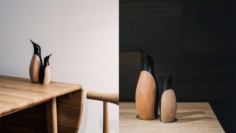 penguin,ペンギン,hans bunde,ハンス・ブンデ,デンマーク木製オブジェ,architrectmade,アーキテクトメイド