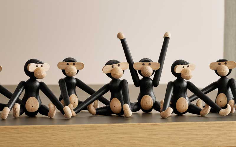 MONKEY(��󥭡���,mini,�ߥ˥����� Kay Bojesen,�������ܥ�����,�������֥��� ,�ǥ�ޡ���,�̲�,�̲�����,�̲�����ƥꥢ,�̲����ե�