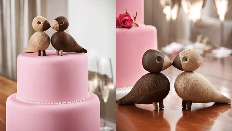 Kay Bojesen(カイ・ボイスン） Love Birds(ペア・ラブバード）木製