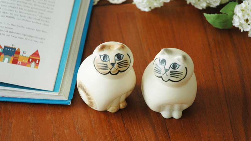 Lisa Larson,�ꥵ�顼����,mia,cat,�ߥ˥�����,�ͥ�