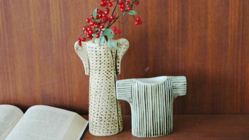 Wardrobe Vases Coat,������,�ե��١���,Lisa Larson,�ꥵ�顼����,�̲�,����,�ե��١���,���֥���,��ʪ,�̲�����,�̲�����ƥꥢ