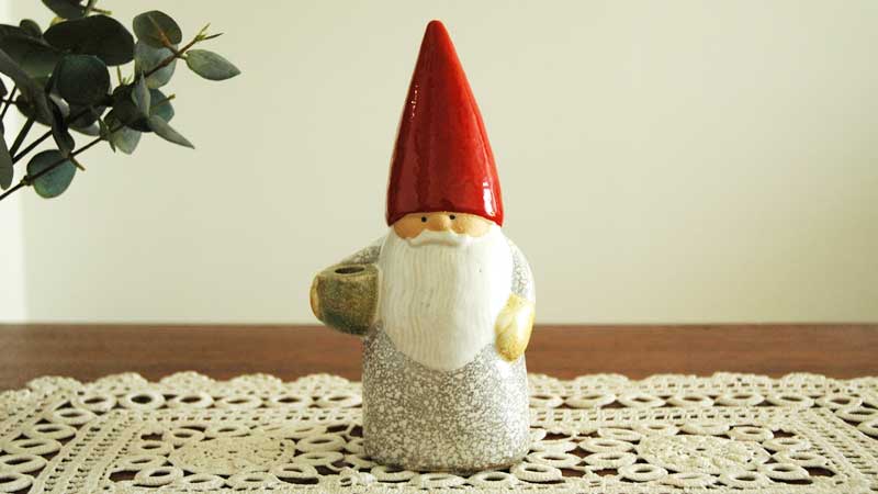 リサラーソン トムテ サンタクロース 置物 陶器 Tonkachi Store_