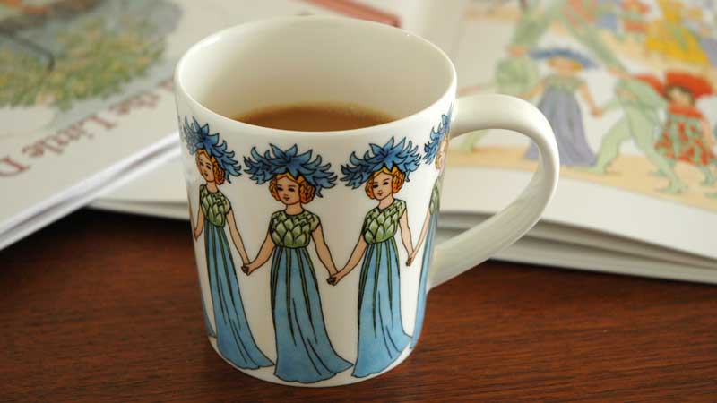 エルサベスコフ マグカップ 青おじさん デザインハウスストックホルム エルサベスコフ　マグカップ　青おじさん