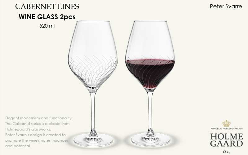 CABERNET(カベルネ）Red Wine Glass(赤ワイングラス）520ml ,HOLMEGAARD,ホルムガード,北欧雑貨,北欧インテリア北欧ギフト