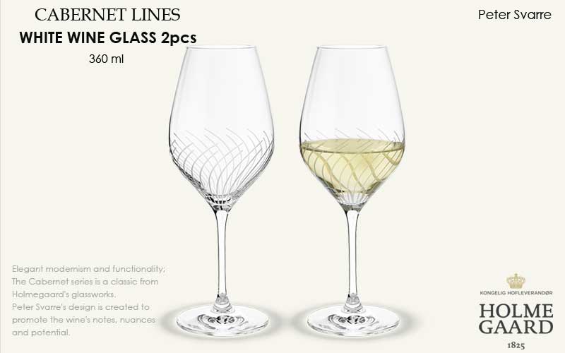 CABERNET(٥͡White Wine Glass(磻󥰥饹360ml,HOLMEGAARD,ۥ६,̲,̲ƥꥢ̲ե