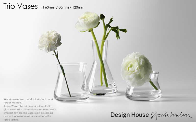 trio vases,ȥꥪ١,ե١,,DESIGN HOUSE stockholm,ǥϥȥåۥ,̲ǥ