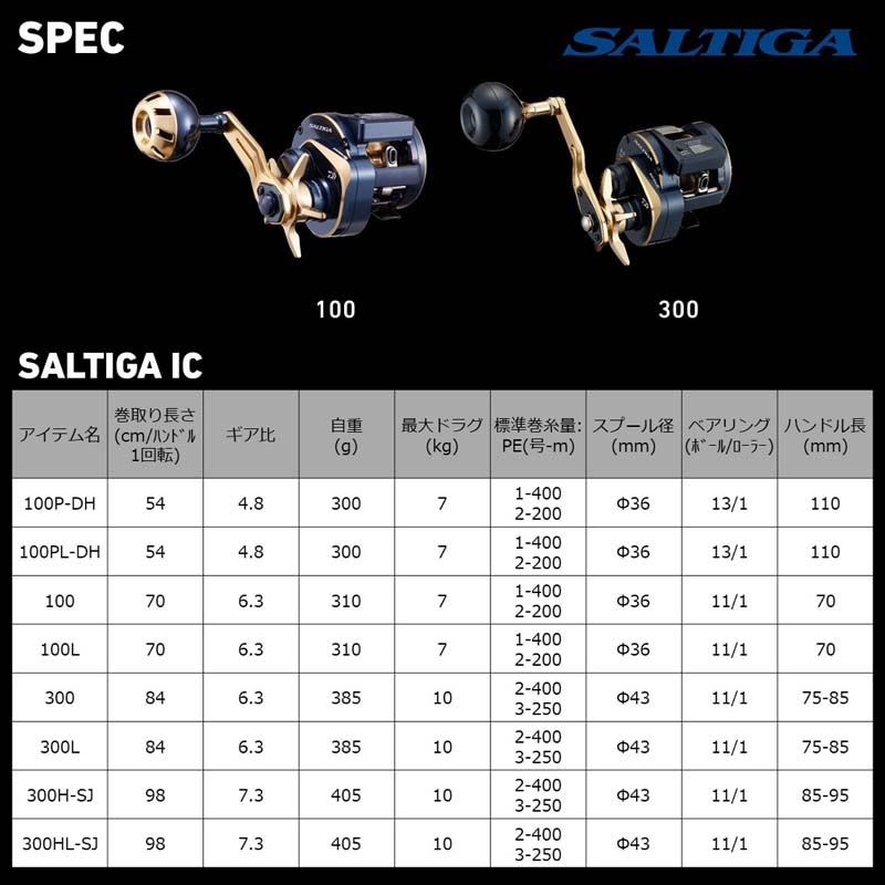 【新品未使用品】ダイワ ソルティガIC 100L SALTIGA IC 100L