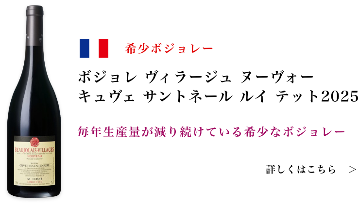 ボジョレ ヴィラージュ ヌーヴォー キュヴェ サントネール ルイ テット 2024