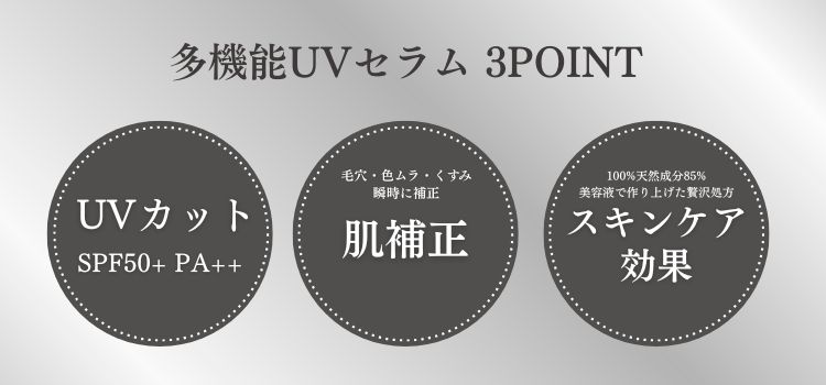 多機能UVセラム 3POINT
