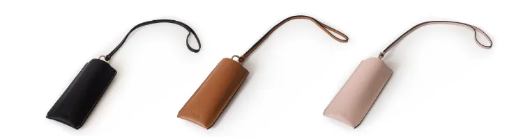 レザー ネックストラップ メガネケース - カラーバリエーション