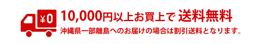 お買上10000円以上で送料無料