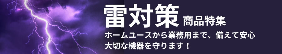 まさかの備え、雷対策