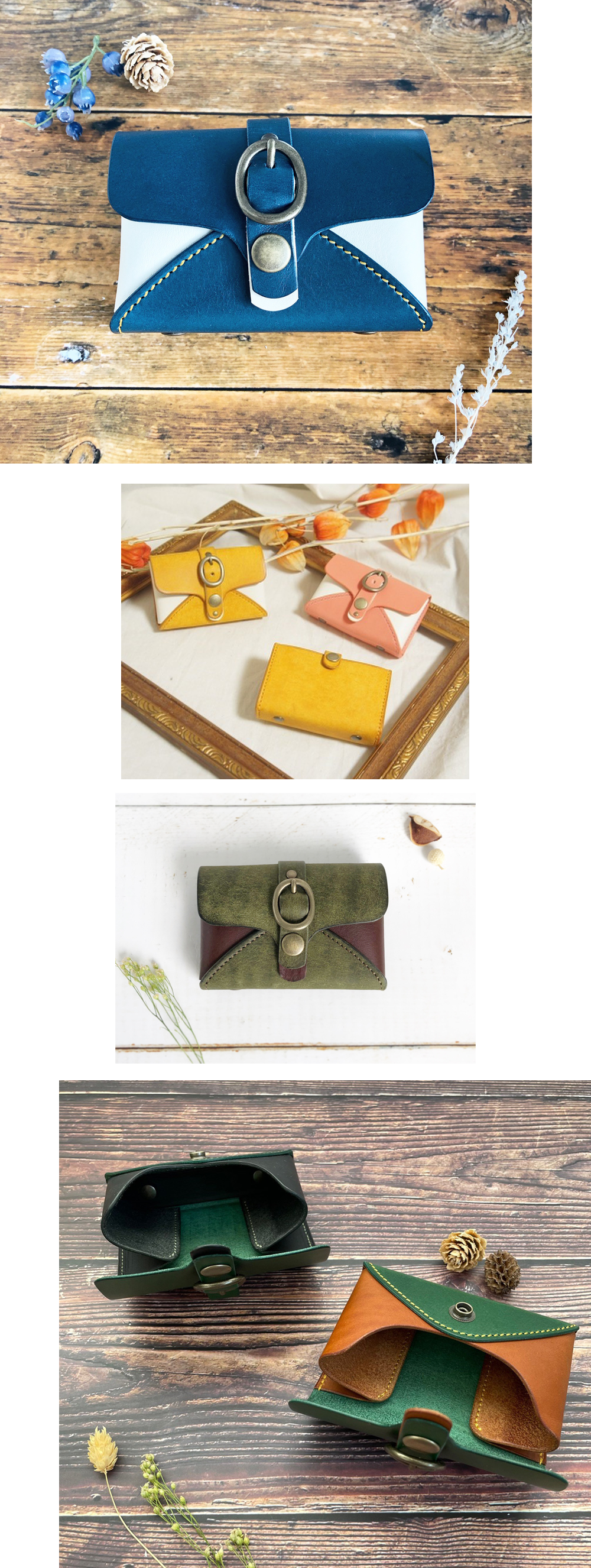 本革カードケース＊大容量｜革小物オーダーメイドのお店fleur（フルール）