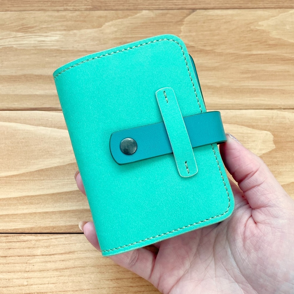 本革カードケース＊クリアホルダー｜革小物オーダーメイドのお店fleur