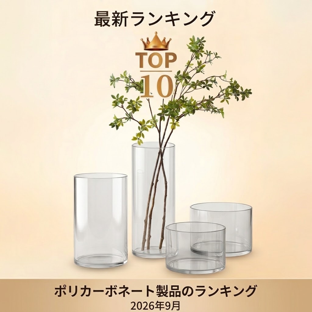 メタル製のポット花器が並んでいる