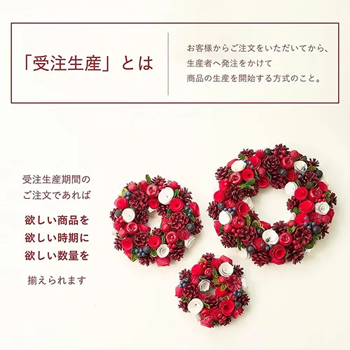 クリスマスリースが3つ