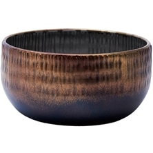 ゴールド＆ブラックの花器