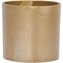 豪華に見えるゴールドのアルミの花器