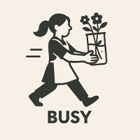 忙しい時のアイコン