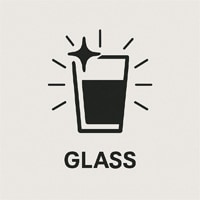 ガラスのアイコン