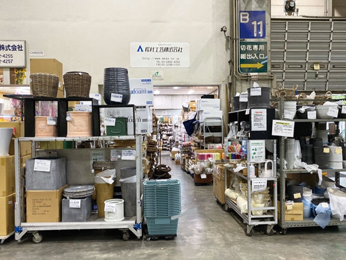 大田市場花卉部、松村工芸