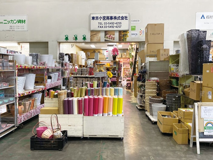 大田市場花卉部、松村工芸