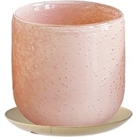 □新商品□色付きガラス花瓶 穴あき鉢