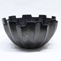 AMｱﾙﾐﾌﾟﾗﾝﾀｰｸﾚｽﾄ(穴有)BK φ29.5xH15