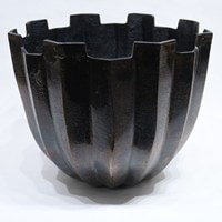 AMｱﾙﾐﾌﾟﾗﾝﾀｰｸﾚｽﾄ(穴有)BK φ31xH25