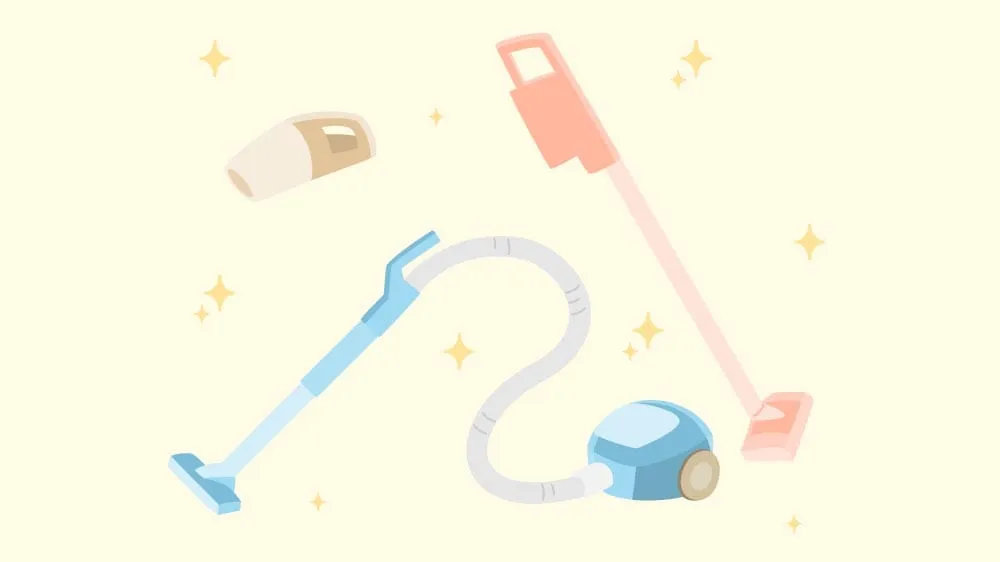掃除道具のイラスト