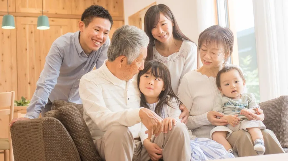 家族が揃った時のイメージ画像