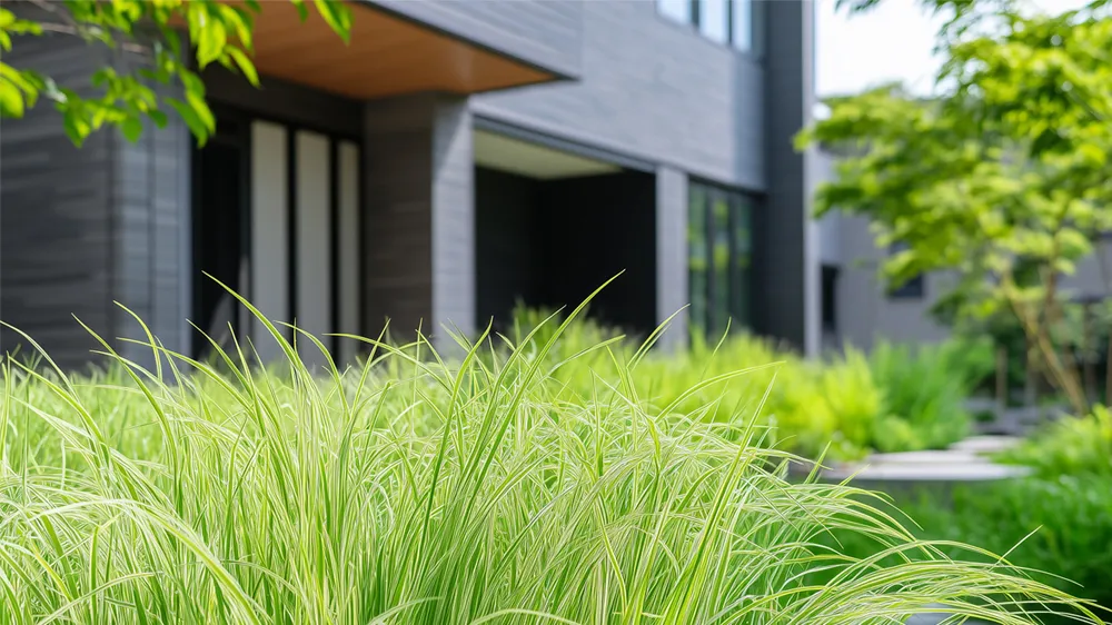 雑草が生い茂る住宅のイメージ画像
