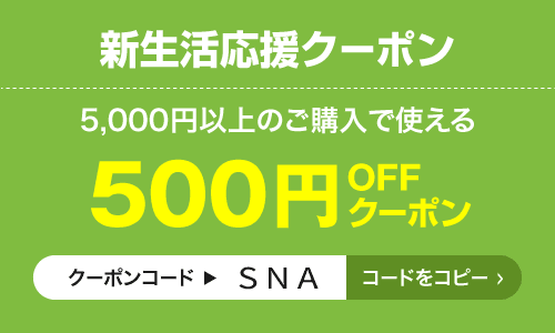 クーポンコード500円
