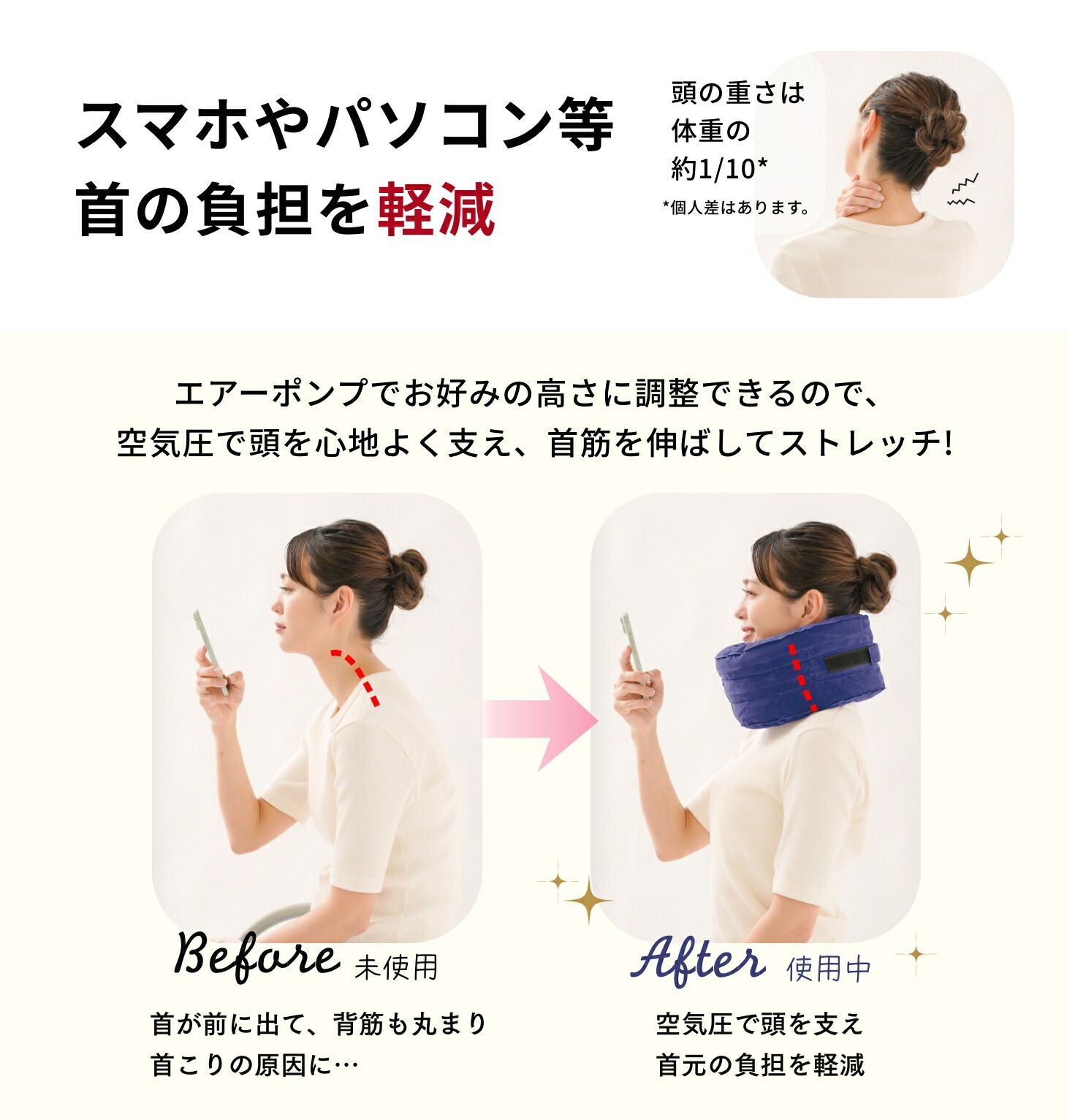 Dr.PRO 首筋エアーストレッチ｜ファミリー・ライフ公式通販